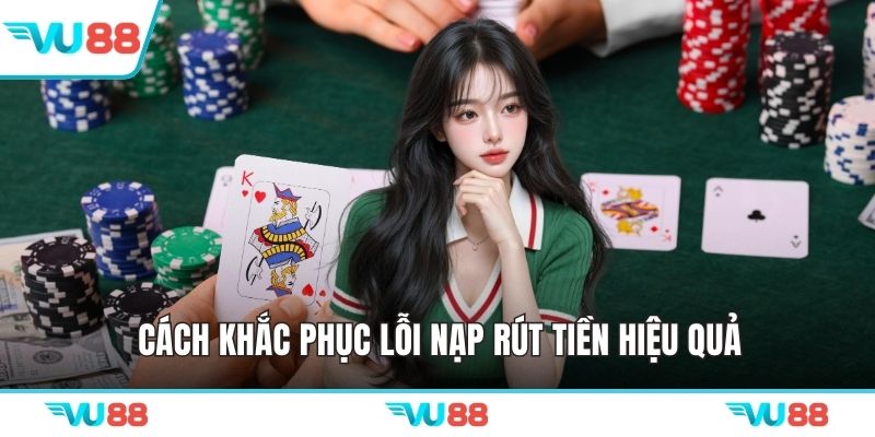 Cách khắc phục lỗi nạp rút tiền hiệu quả