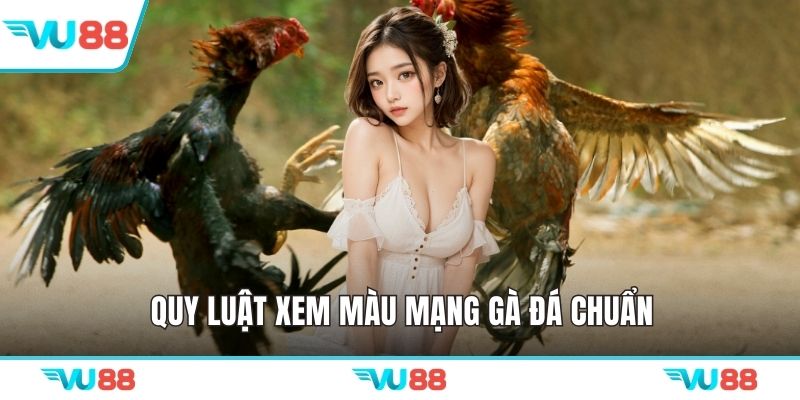 Quy luật xem màu mạng gà đá chuẩn